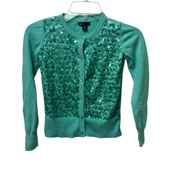 Banana Republic Other - Gap kids teal Sequin Cardigan Sweater
